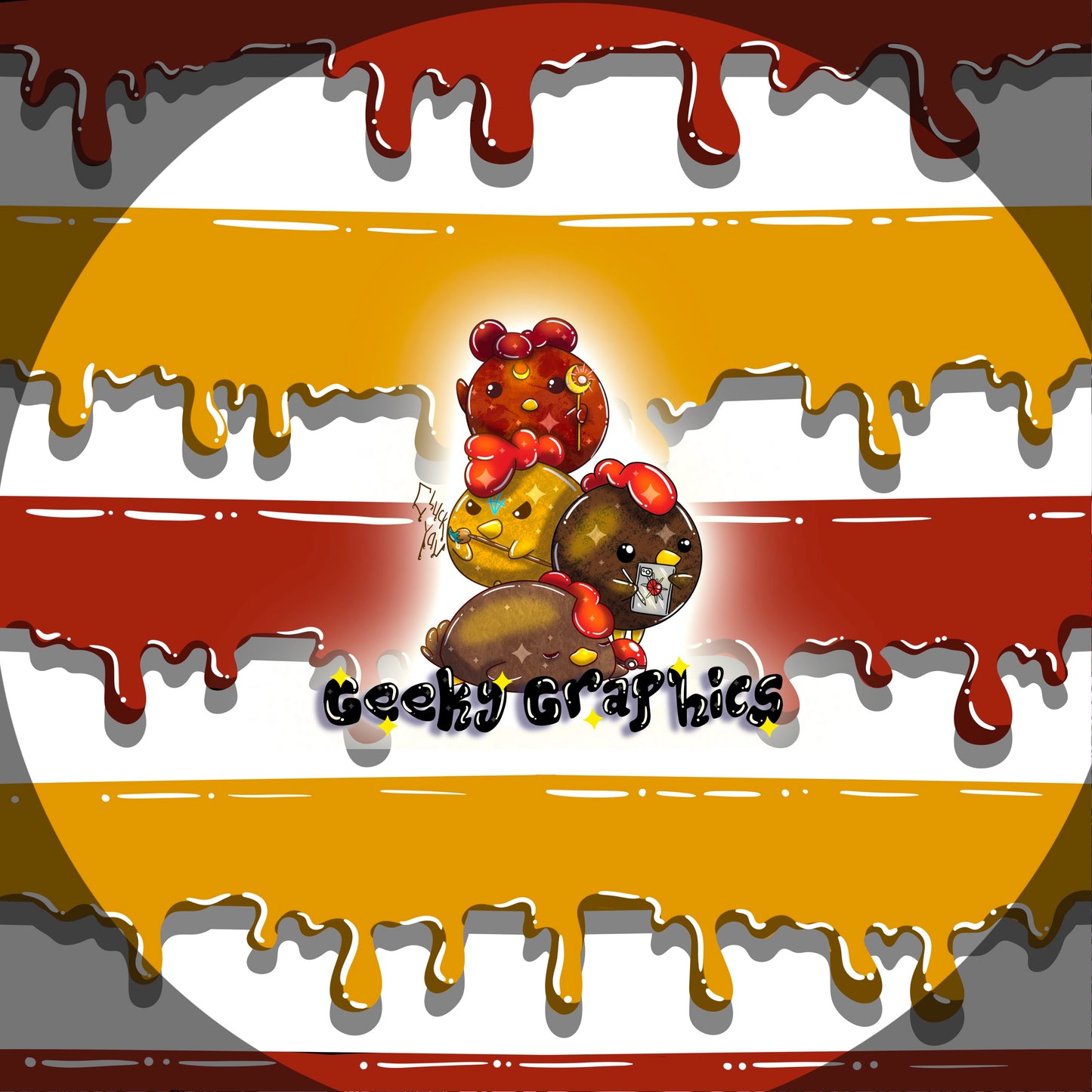 Spooky Nuggets, Spooky Sauce Coordinate