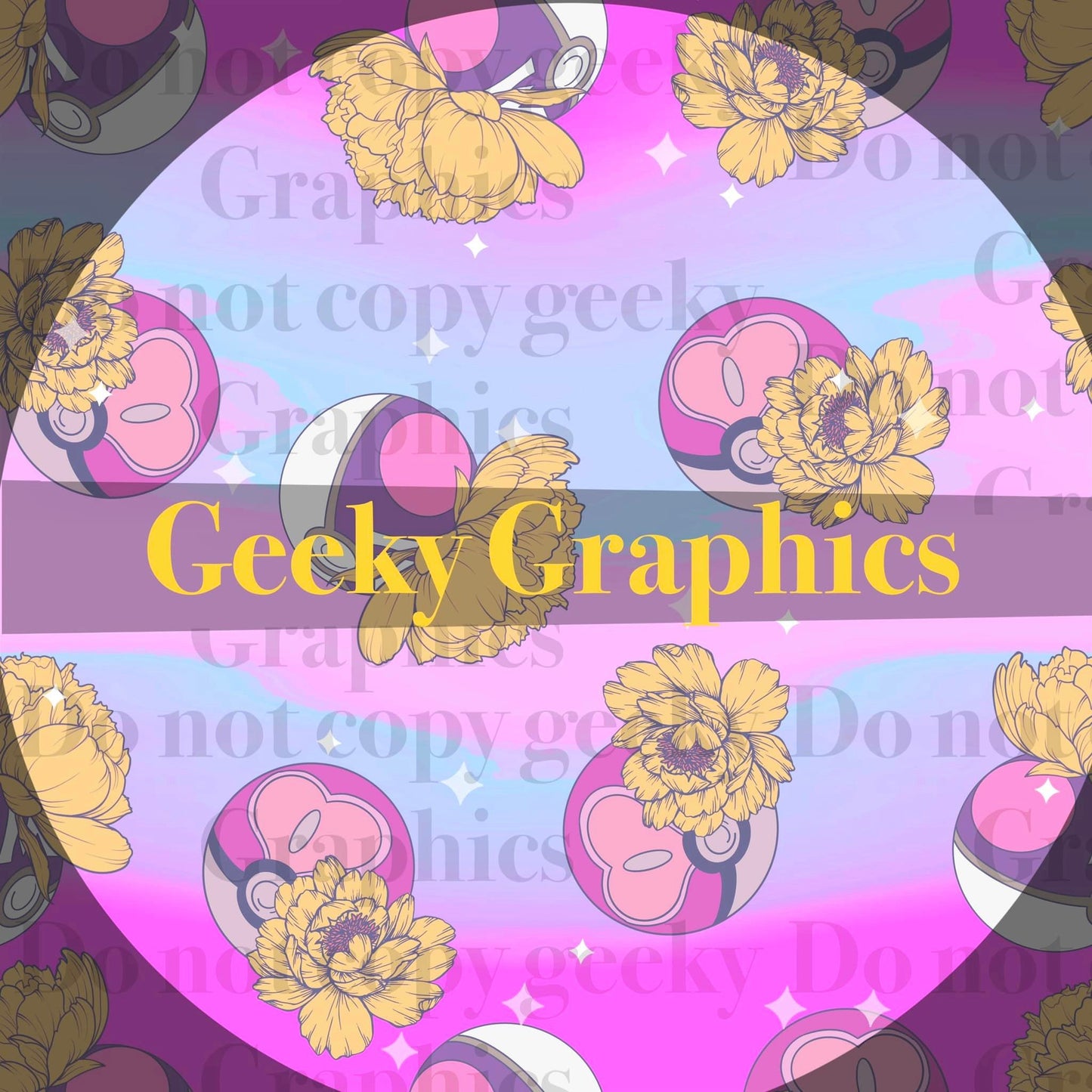 Floral farm balls, Pink