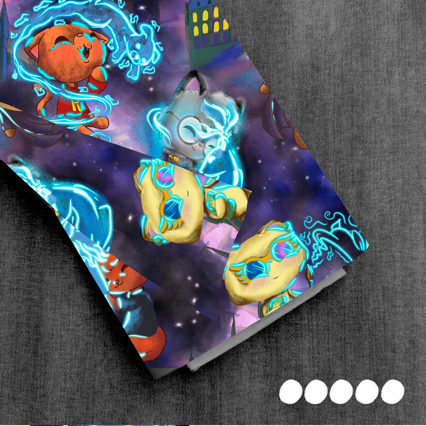 Magical Cats School, colored version