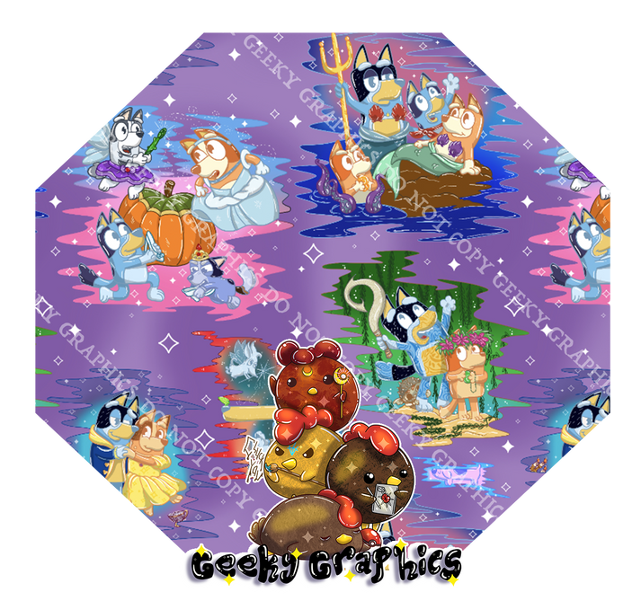 Walt Story Heelers (Limited) Purple version Geeky Graphics Art